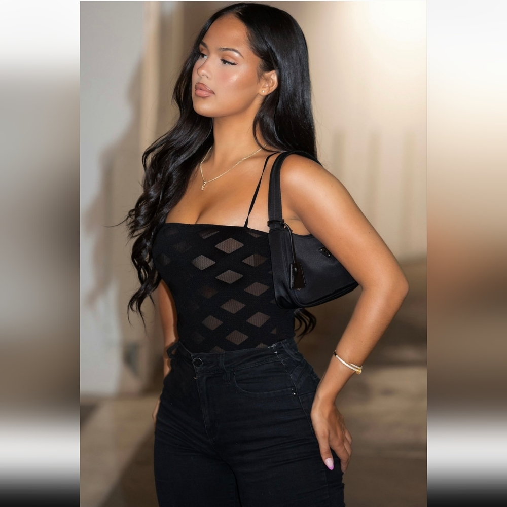 NWT Black Bodysuit